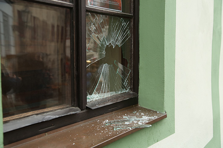 A2B Glass are able to board up broken windows while they are being repaired in Broad Green.